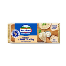 Lydytas tepamasis sūris HOCHLAND su grietinele, 90 g