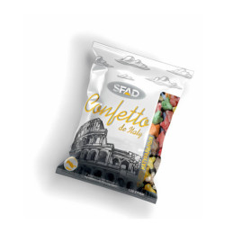 Glaistyti sausainiai CONFETTO, 125 g