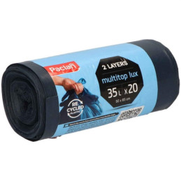 Šiukšlių maišai Paclan, 35 l, 20 vnt., 25MK