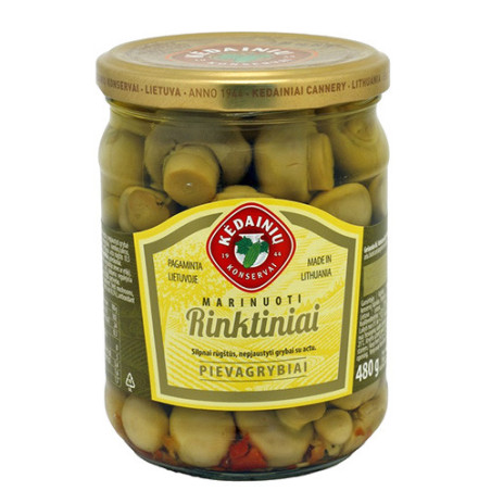 Marinuoti pievagrybiai, 480 g