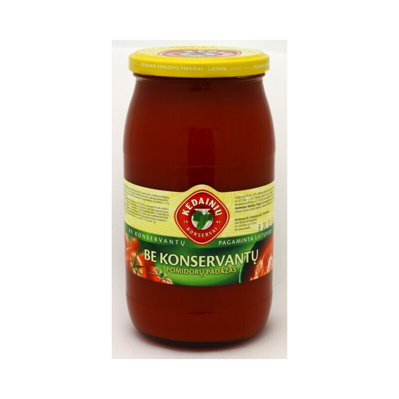 Pomidorų padažas KĖDAINIŲ BE KONSERVANTŲ, 970 g