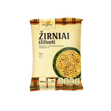 Žirniai šlifuoti FASMA, 800 g