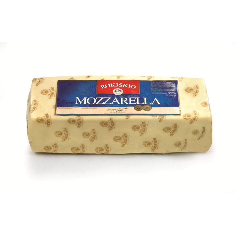 Nenokint. sūris ROKIŠKIO MOZZARELLA, 45 %, 1 kg