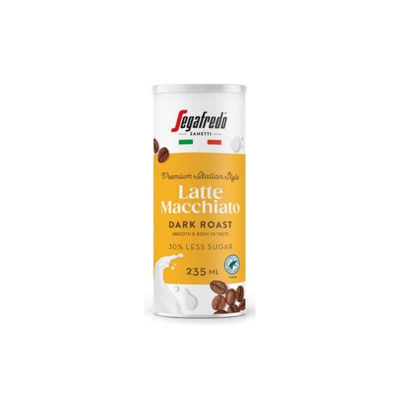 Šaltos kavos gėrimas SEGAFREDO LATTE MACCHIATO, 235 ml