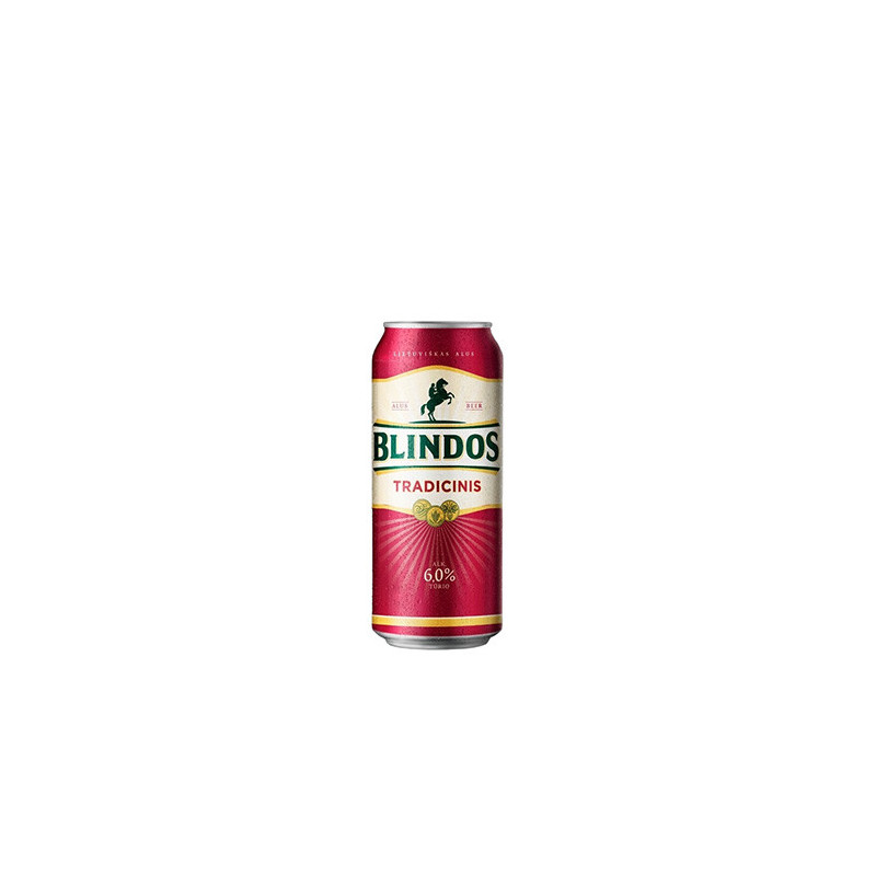 Alus BLINDOS Tradicinis, 6%, 0,5l