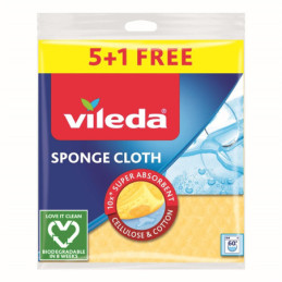 VILEDA drėgnos šluostės, 5+1 vnt