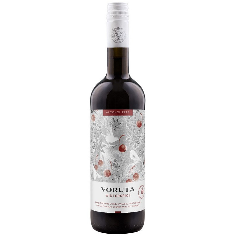 Nealkoholinis vynas vyšnių skonio VORUTA WINTERSPICE, 750 ml