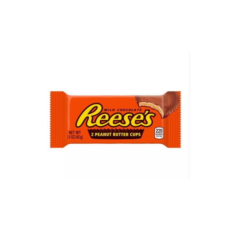 Šokoladiniai krepšeliai su riešutų sviestu REESE'S, 2 vnt., 42 g Šokoladiniai krepšeliai su riešutų sviestu REESE'S, 2 vnt., 42 g