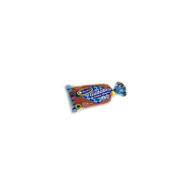 Šviesi ruginė raikyta GUDOBELĖS duona, 700 g
