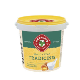 Majonezas KĖDAINIŲ KONSERVAI, TRADICINIS, 40% r.,kibir.,1 kg