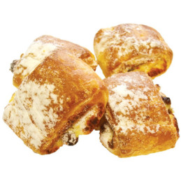 Mielinės bandelės su varške ir razinomis, 200 g
