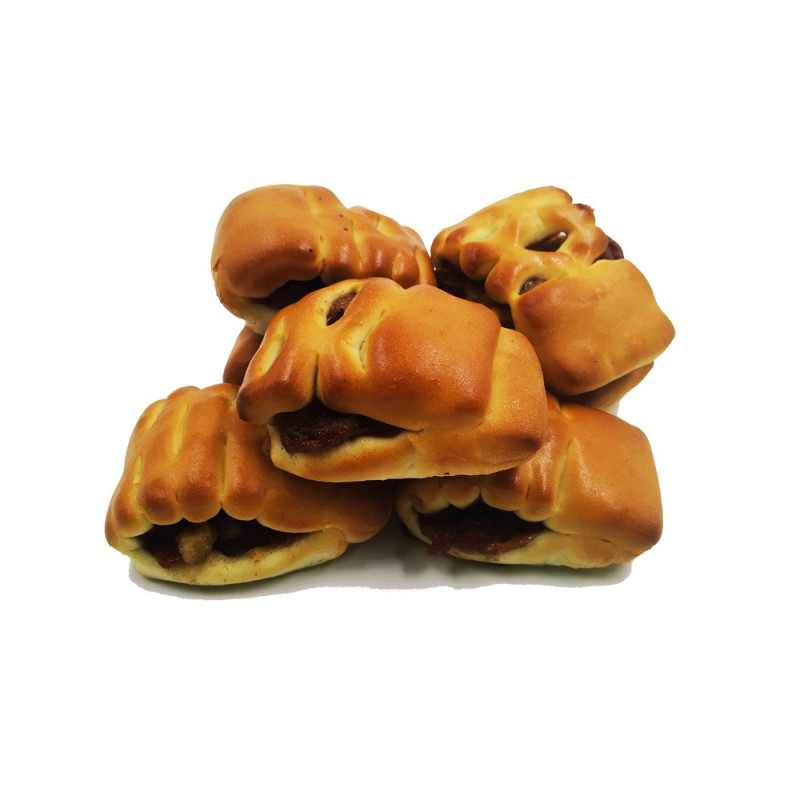 Mažos bandelės su obuolių įdaru, 200 g Mažos bandelės su obuolių įdaru, 200 g