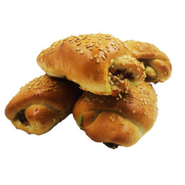 Bandelės su karštai rūkyta šonine, 300 g