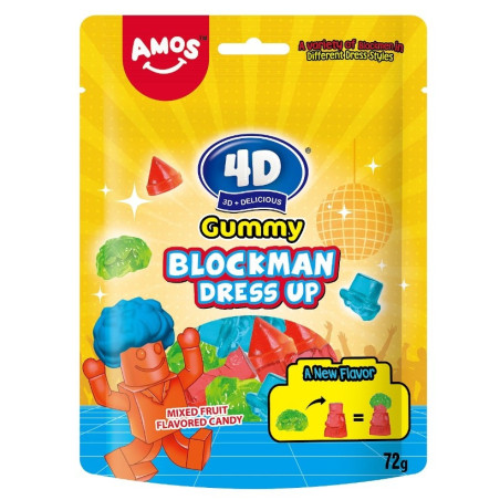 Guminukai AMOS 4D BLOCKMAN DRESS UP, 72 g
