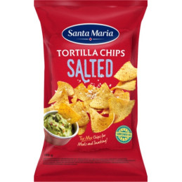 Kukurūzų traškučiai SANTA MARIA, su druska, 185 g