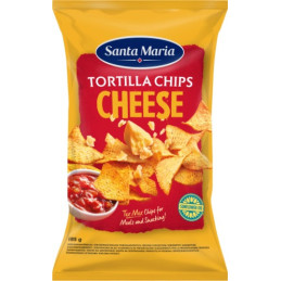 Kukurūzų traškučiai SANTA MARIA, su sūriu, 185 g