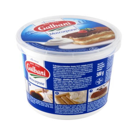 Sūris MASCARPONE GALBANI, 80 %, 500 g