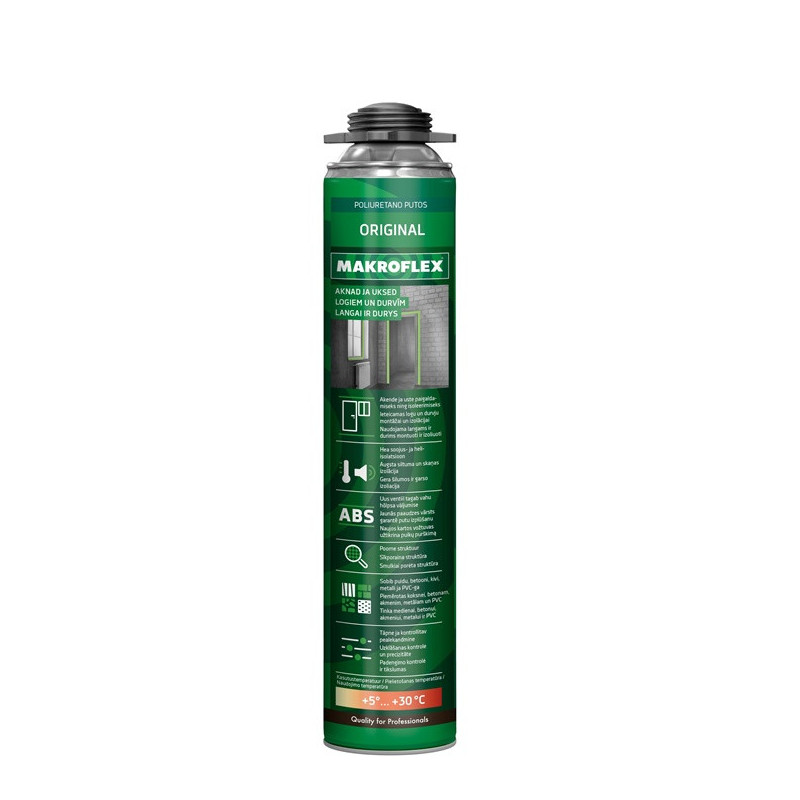 Montavimo putos Makroflex Pro, 750 ml