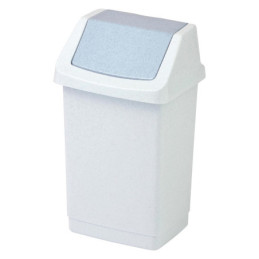 Šiukšliadėžė Curver, pilka, 15 l, 235 x 235 x 438 mm