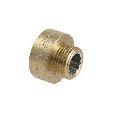Tarpmovė 111, TDM Brass, 1" x 3/4", vidinis/išorinis sriegis