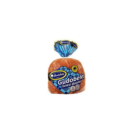 Šviesi ruginė raikyta GUDOBELĖS duona, 340 g