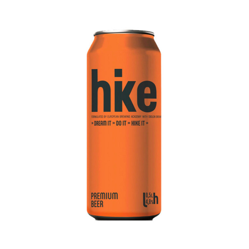 Alus HIKE PREMIUM, šviesusis, 4,8 %, skardinėje, 500 ml