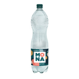 Gazuotas stalo vanduo MONA, 1,5 l