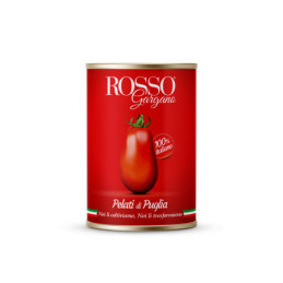 Konservuoti pomidorai ROSSO GARGANO, lupti, skard., 400 g