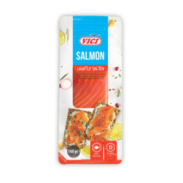 Sūdytos lašišos filė VIČI, su oda, 160 g