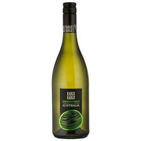 Vynas KARLU KARLU baltasis, sausas, 12%, 750ml
