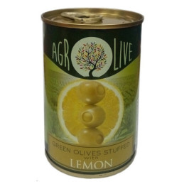 Žal. alyvuogės su citrina AGROLIVA, 280 g