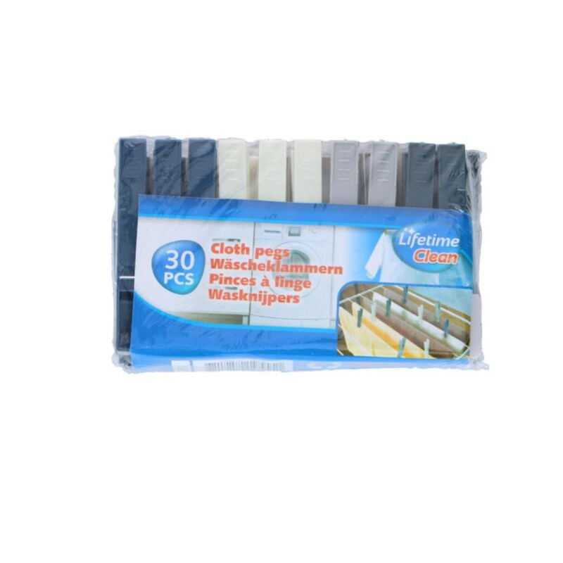 Plastikiniai skalbinių segtukai, 30 vnt. Plastikiniai skalbinių segtukai, 30 vnt.