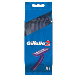 Vienkartiniai skustuvai GILLETTE 2, 5 vnt.