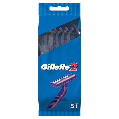 Vienkartiniai skustuvai GILLETTE 2, 5 vnt.
