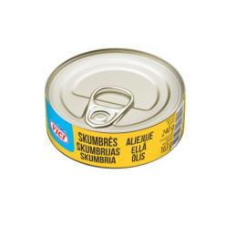 Atlantinės skumbrės aliejuje VIČI, 240 g