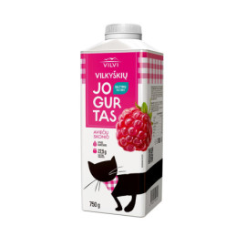 Geriamasis jogurtas VILKYŠKIŲ, 2% r., aviečių skonio, 750 g