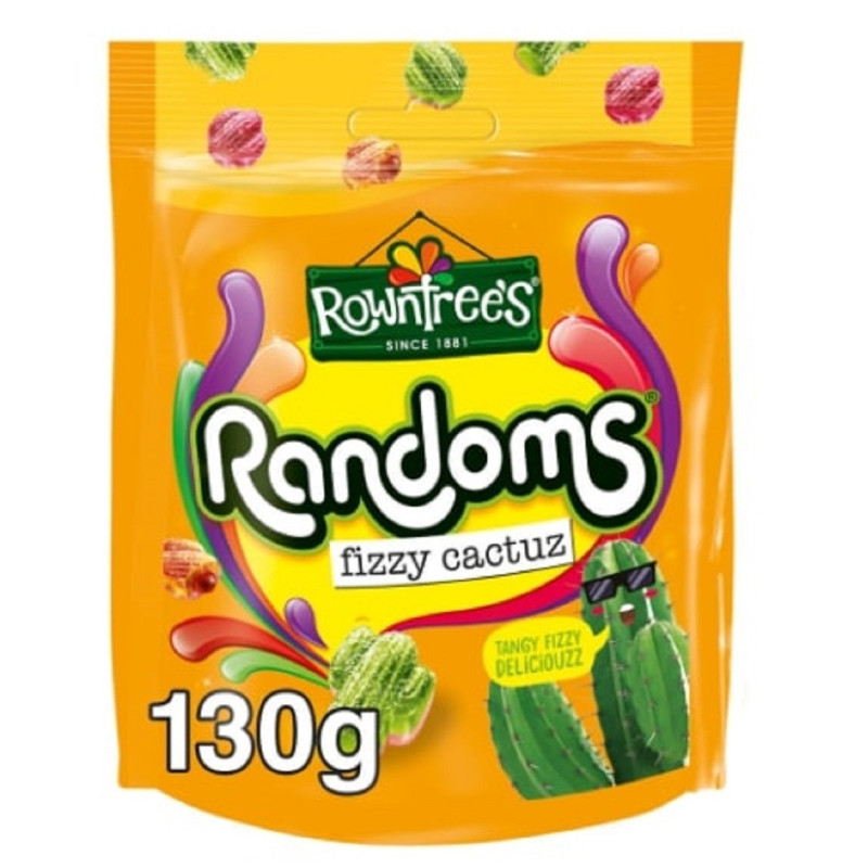 Guminukai ROWNTREES RANDOMS rūgštūs vaisių sk., 130 g Guminukai ROWNTREES RANDOMS rūgštūs vaisių sk., 130 g