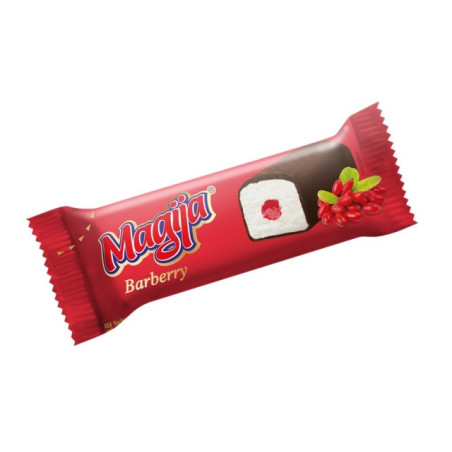 Gl.varškės sūrelis MAGIJA su rauger.uogų įd.,20,7% rieb.,40g