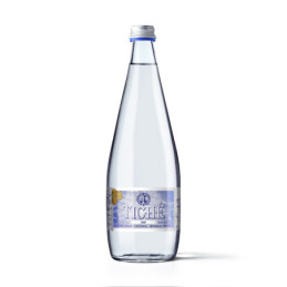Negazuotas natūralus mineralinis vanduo TICHĖ stikle, 0,7l