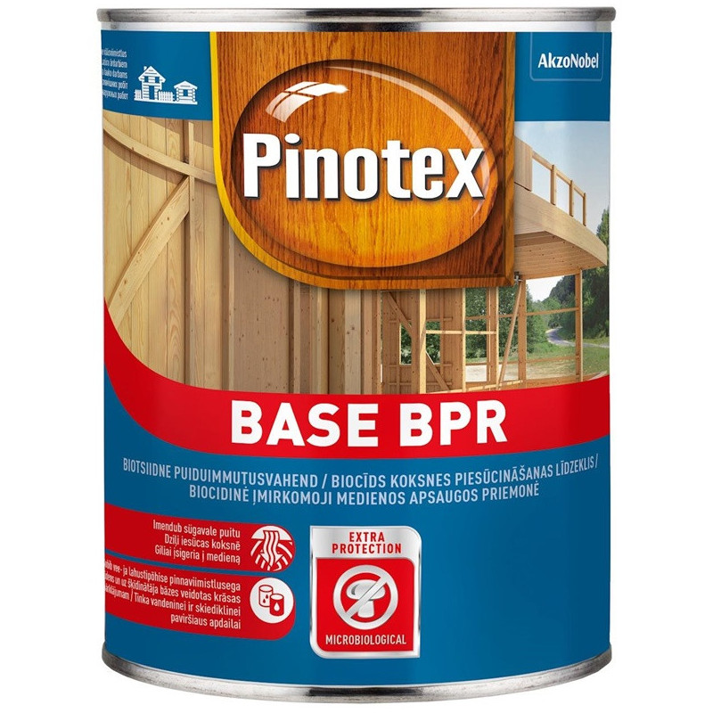 Gruntas Pinotex Base BPR, bespalvis, 1 l