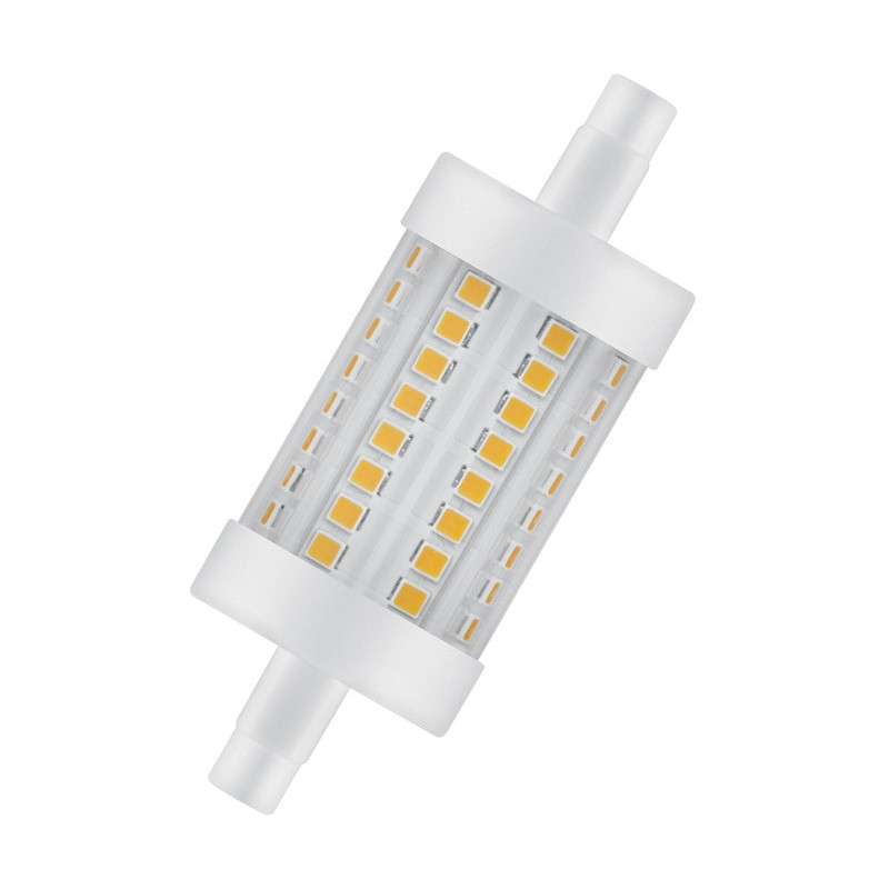 LED lempa Osram, R7S, 78mm, 7W, 2700K, 806lm, skaidri