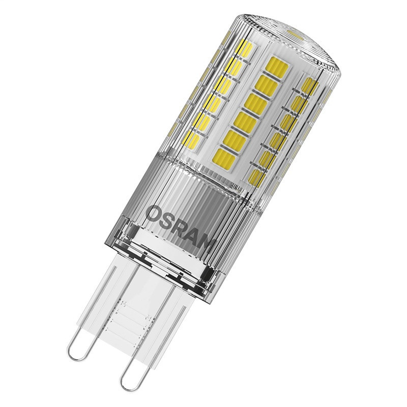 LED lempa Osram, T18, G9, 4.8W, 2700K, 600lm, skaidri