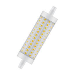 LED lempa Osram R7S, 118mm, 12.5W, 2700K, 1521lm, skaidri