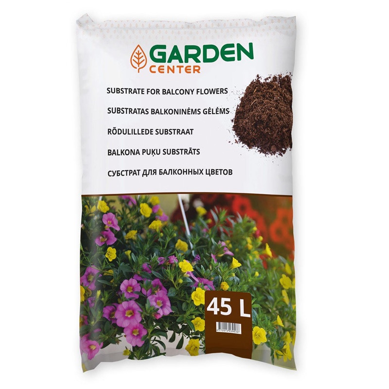 Substratas balkoninėms gėlėms GARDEN CENTER, 45 l