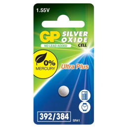 Elementas GP SILVER OXIDE AG3/SR41/392F, 1,55V