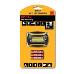 Galvos LED žibintuvėlis KODAK, 3 W, 150 lm, IP44