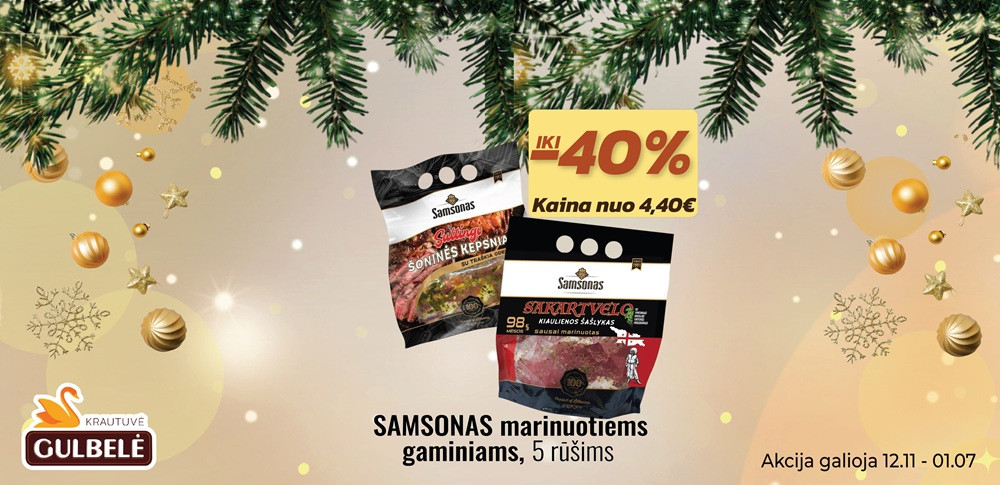SAMSONAS marinuotiems
