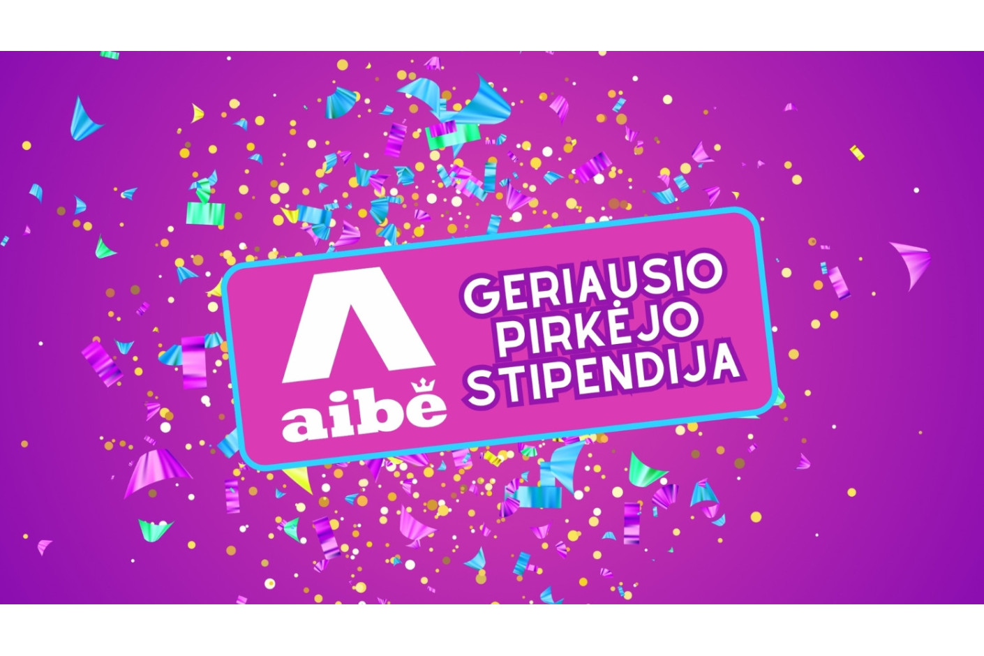 „Geriausio Aibės pirkėjo“ stipendija – šansas kiekvienam „Gulbelės“ pirkėjui! 